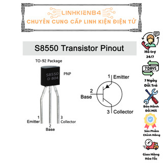 SP0093_Hỏa Tốc _COMBO 10 Chiếc Transistor PNP S8550 (2TY ), NPN S8050 (J3Y )