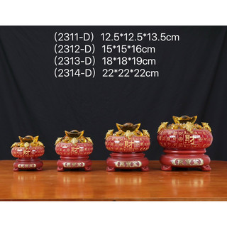 Bát Tụ Bảo Phong Thuỷ - Tụ Bảo Bồn Tài Lộc - Chậu Tài Lộc Chiêu Tài cao cấp Nhiều size
