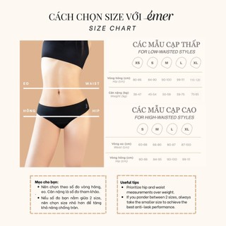 Alluring Combo (Bộ 03 Quần lót nguyệt san Lea Underwear) - Em Collection - Émer x Daphale