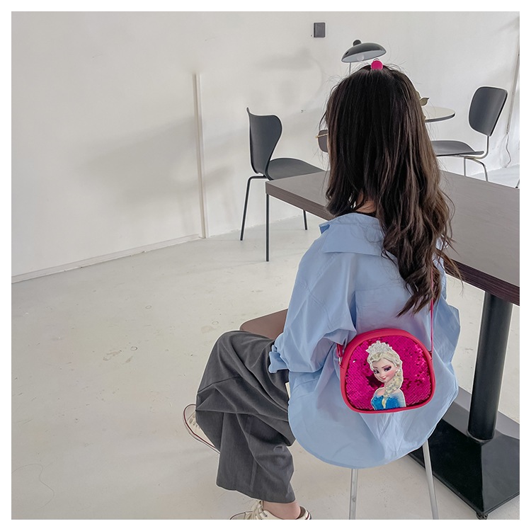 Túi xách elsa cho bé lấp lánh siêu dễ thương túi đeo chéo cho bé gái