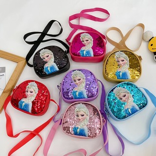 Túi xách elsa cho bé lấp lánh siêu dễ thương túi đeo chéo cho bé gái