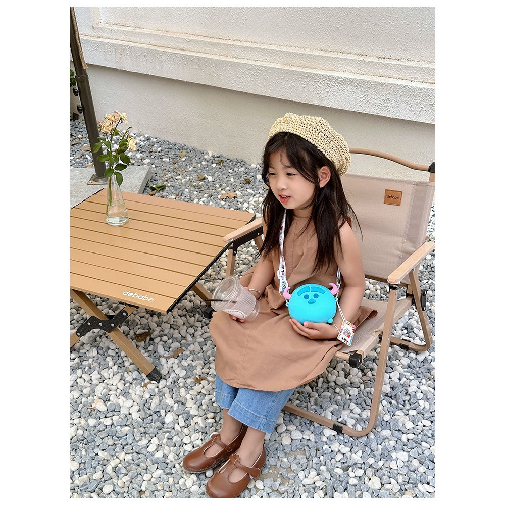 Túi đeo chéo cho bé chất liệu nhựa silicon an toàn phong cách hoạt hình dễ thương