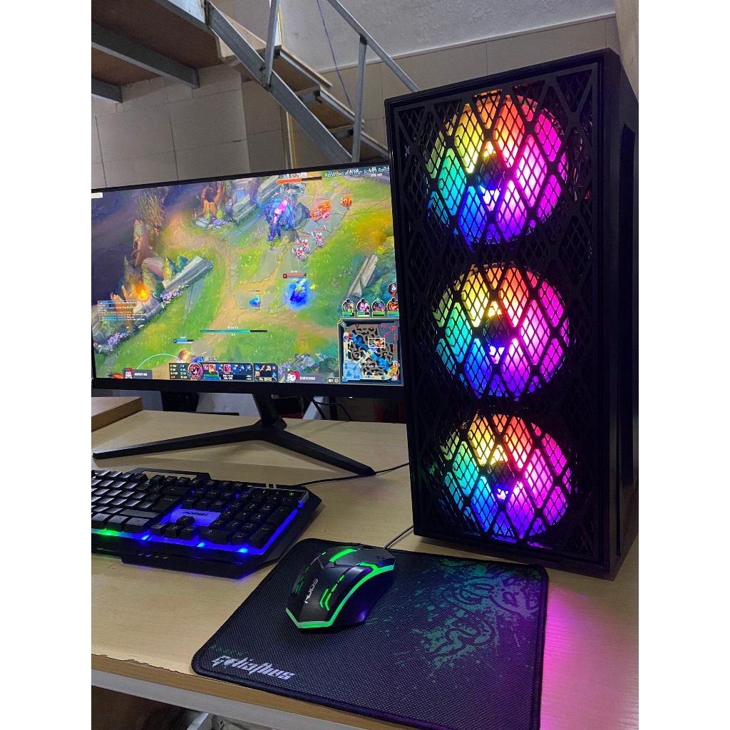 Cây PC Gaming Lưới Đen Fan Led, Case PC Gaming Core i3/i5/i7 Ram 8G/16G SSD 256Gb Card Rời VGA GTX 7xx - CGO Computer | BigBuy360 - bigbuy360.vn