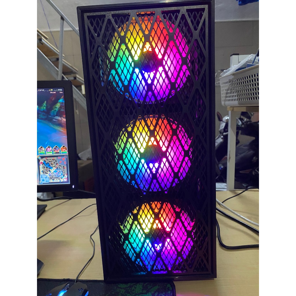 Cây PC Gaming Lưới Đen Fan Led, Case PC Gaming Core i3/i5/i7 Ram 8G/16G SSD 256Gb Card Rời VGA GTX 7xx - CGO Computer | BigBuy360 - bigbuy360.vn