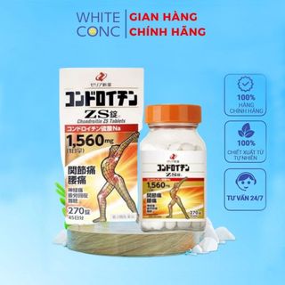 Viên uống hỗ trợ xương khớp Chondroitin ZS nhện Nhật Bản chính hãng - Hộp 270 viên
