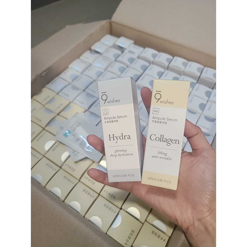 Tinh Chất Cấp Ẩm Chuyên Sâu Cho Da 9 WISHES Hydra Skin Ampule Serum
