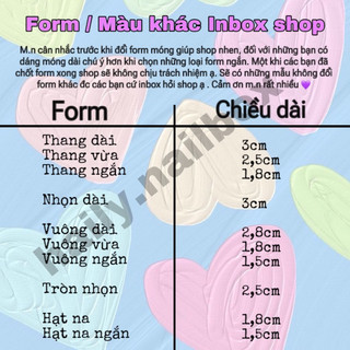 Sơn Gel Màu Trơn - (inbox cho shop màu+form móng) - Nailbox