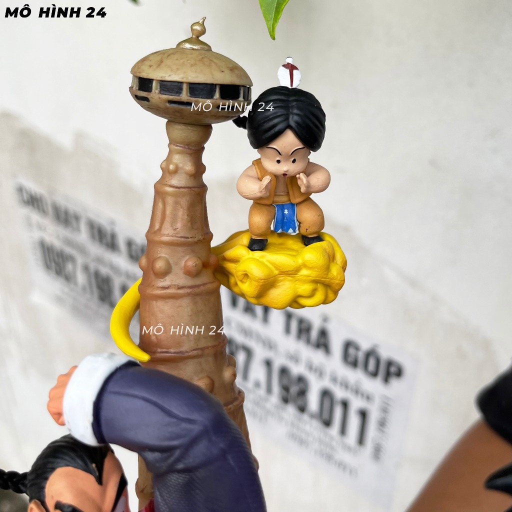 MÔ HÌNH MANGA son GOKU X TÀU 77 sát thủ Tao Pai Pai đại chiến tháp Karin tàu pảy pảy dragonball decor ngọc rồng