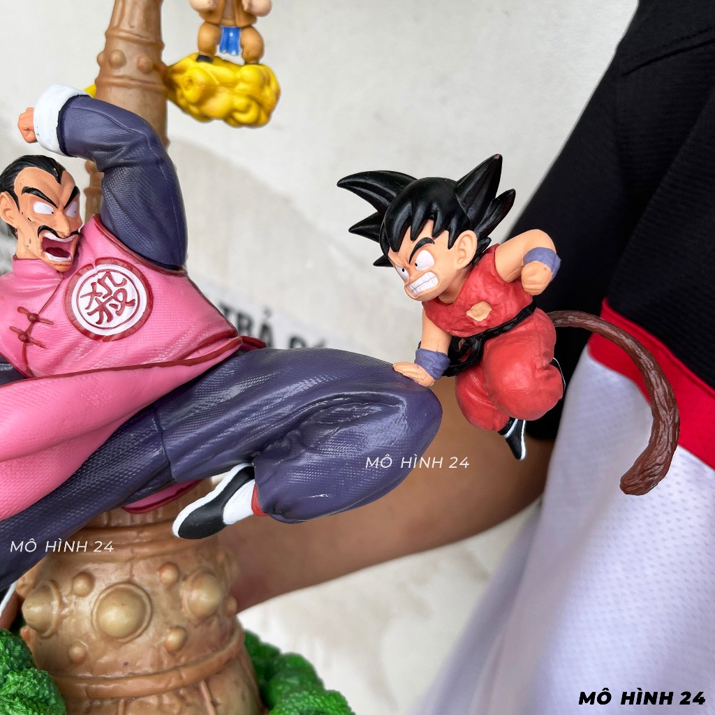 MÔ HÌNH MANGA son GOKU X TÀU 77 sát thủ Tao Pai Pai đại chiến tháp Karin tàu pảy pảy dragonball decor ngọc rồng