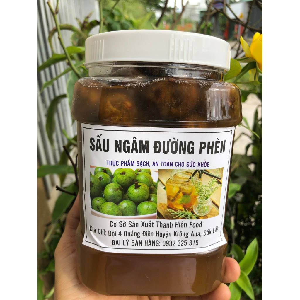 Sấu Hà Nội ngâm đường 1kg , đặc sản sấu Hà Nội