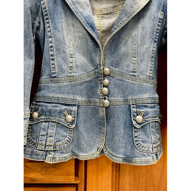 Áo khoác jean y2k vintage 2hand nhật si tuyển xịn