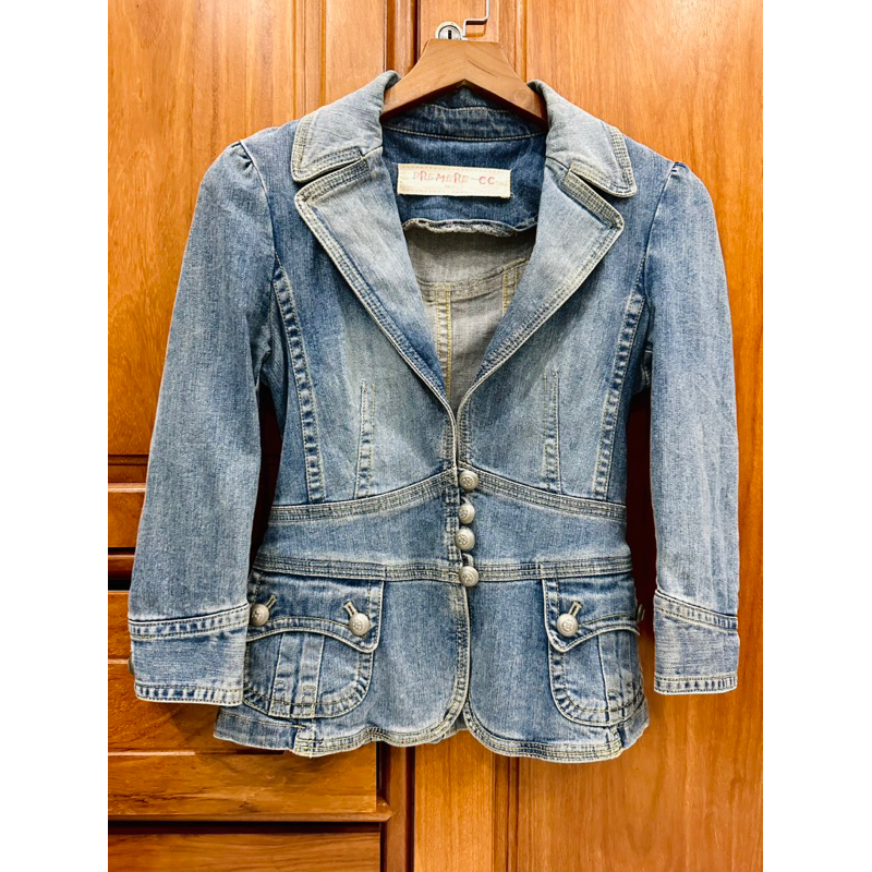 Áo khoác jean y2k vintage 2hand nhật si tuyển xịn