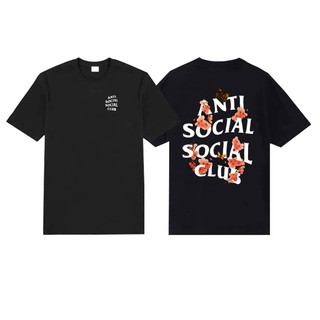 Áo thun anti social social club tay lở nam nữ vải thun 100% cotton 4 chiều mền mịn