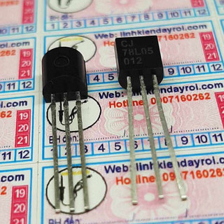 5 sản phẩm CS78L05 78L05 7805 L7805 IC ổn áp 5V 0.1A 0.625W 3% TO-92 chính hãng