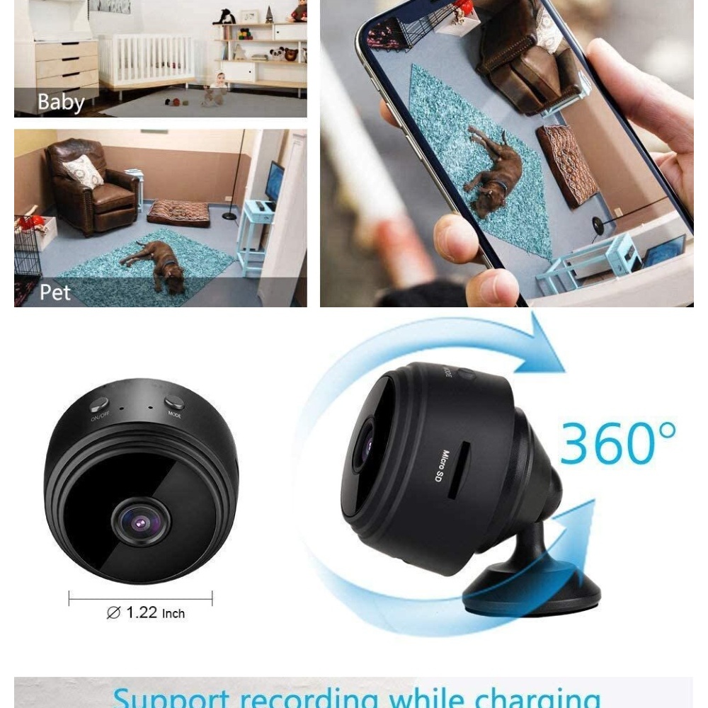 Camera IP WiFi xiaomi HM-WJ01 Giám sát an ninh an toàn ngôi nhà của bạn