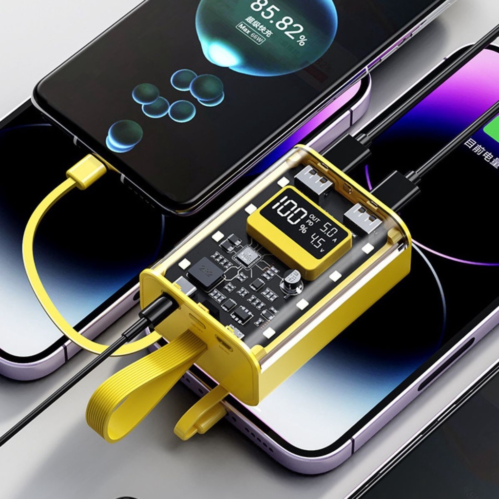 Pin Dự Phòng 20.000mah THD-135  Trong Suốt