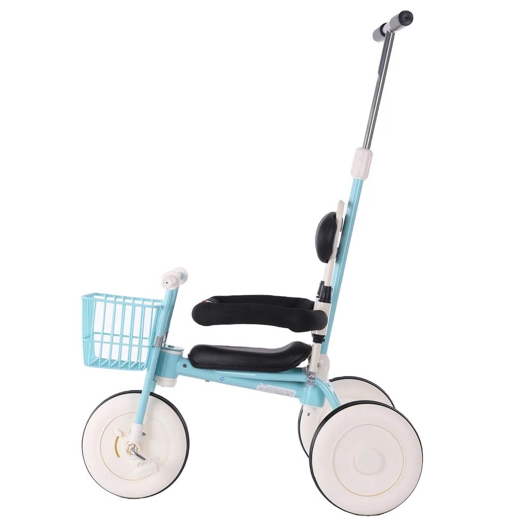 Xe đẩy cho bé Xe chòi chân 3 bánh chân an toàn có khung bảo vệ cho bé Tập đi xe YUGENZI