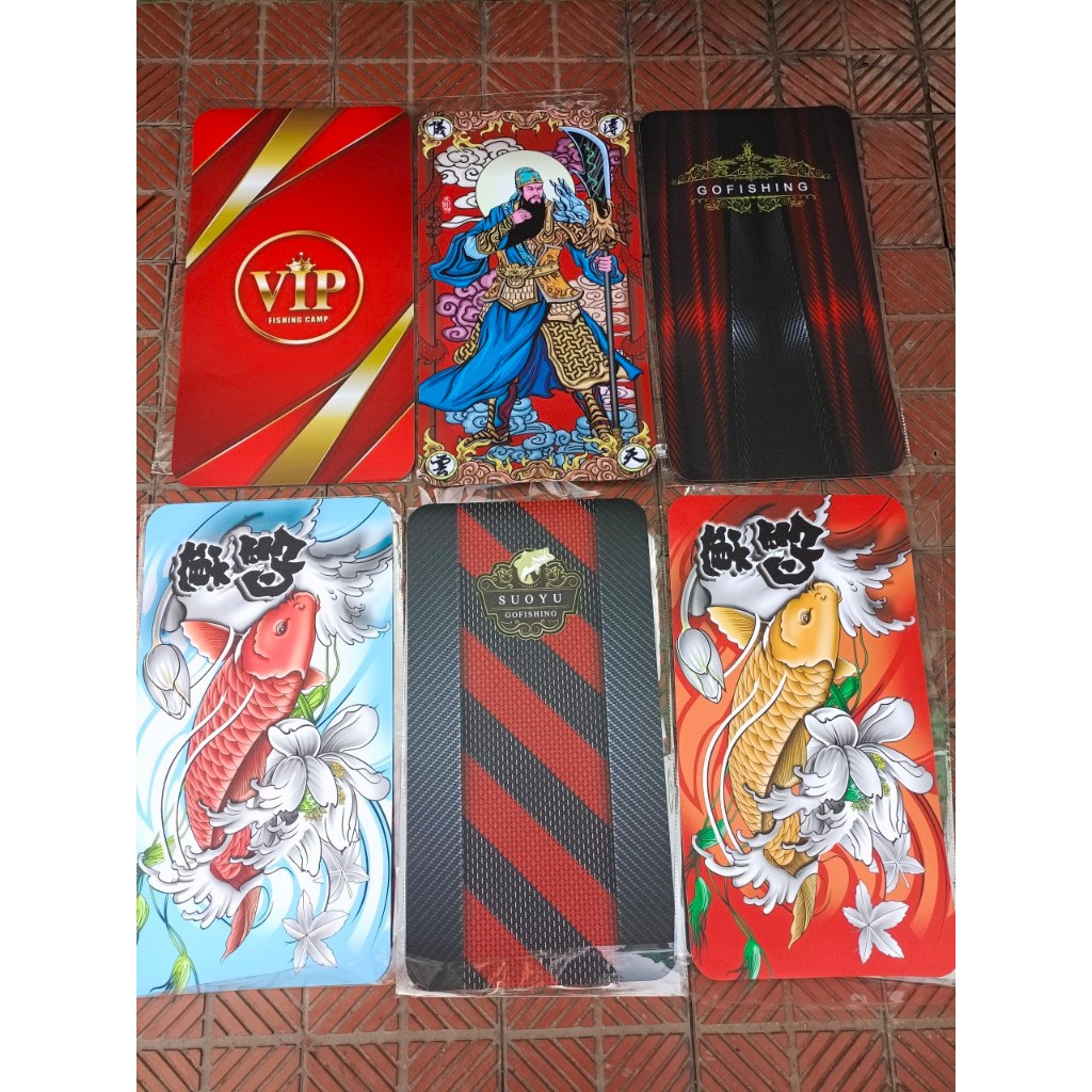 Miếng dán Decal 3D dùng để dán nắp thùng câu cá