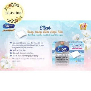 Bông tẩy trang silcot 82 miếng