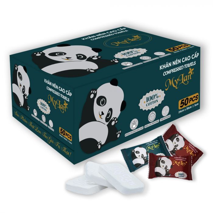 Khăn nén MYLAN thiết kế hình viên kẹo  đa năng tiện lợi