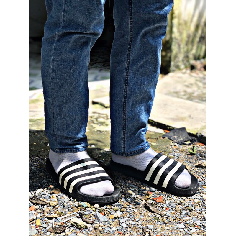 DÉP ĐÚC ADIDAS 3 SỌC THỂ THAO NAM HÀNG CHUẨN