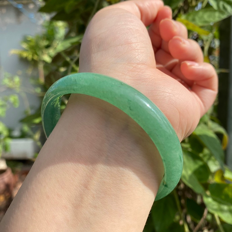 Vòng bản thạch anh xanh