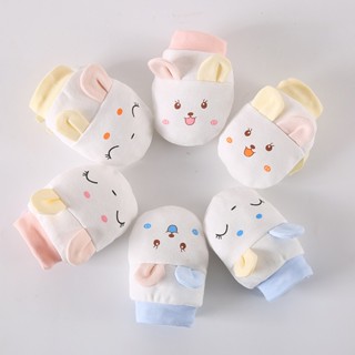 Bao tay cho trẻ sơ sinh, vải cotton dày ấm mềm an toàn cho da nhạy cảm trẻ nhỏ