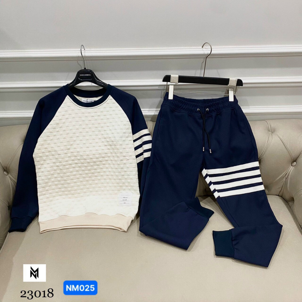 Bộ nỉ BND17 thu đông thời trang nam hot trend 2023 xyz