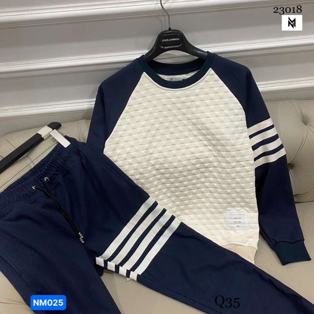 Bộ nỉ BND17 thu đông thời trang nam hot trend 2023 xyz