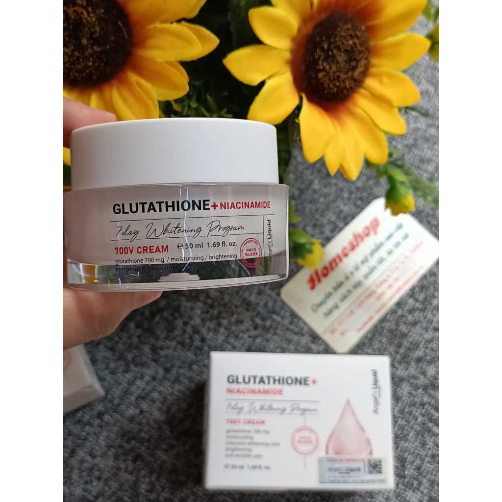 Kem Dưỡng 7Day Glutathione 700 V-Cream Dưỡng Trắng Da, Cấp Ẩm, Làm Mờ Thâm Nám, Giúp Đều Màu Da 50g | BigBuy360 - bigbuy360.vn