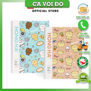 Vở kẻ ngang hồng hà study kawaii 80/120/200trang