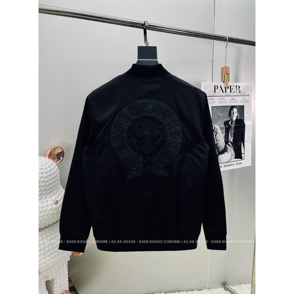 Áo khoác Bomber nam 2 lớp mẫu thêu bò cao cấp dáng trẻ trung  năng động hàng QC loại 1