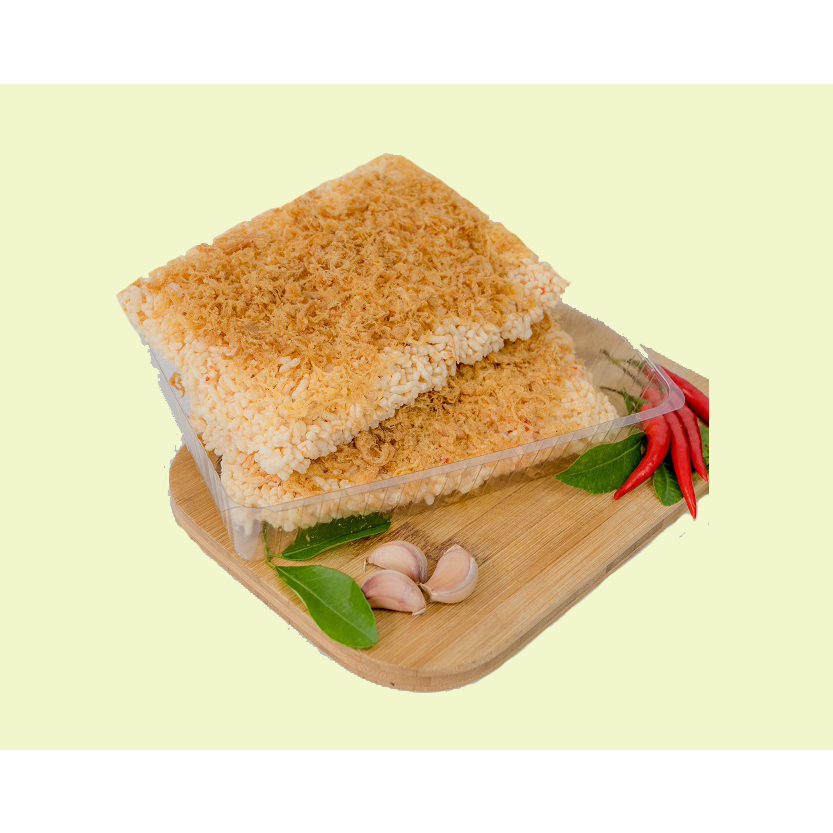 - 500G CƠM CHÁY GẠO NẾP SIÊU CHÀ BÔNG + 150G Cơm Cháy Gạo Lứt - Đặc sản Ninh Bình