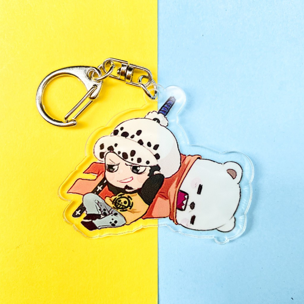 Móc khoá mica ONE PIECE - Móc khóa anime ONE PIECE ver WANO ĐẢO HẢI TẶC anime thiết kế theo yêu cầu miễn phí