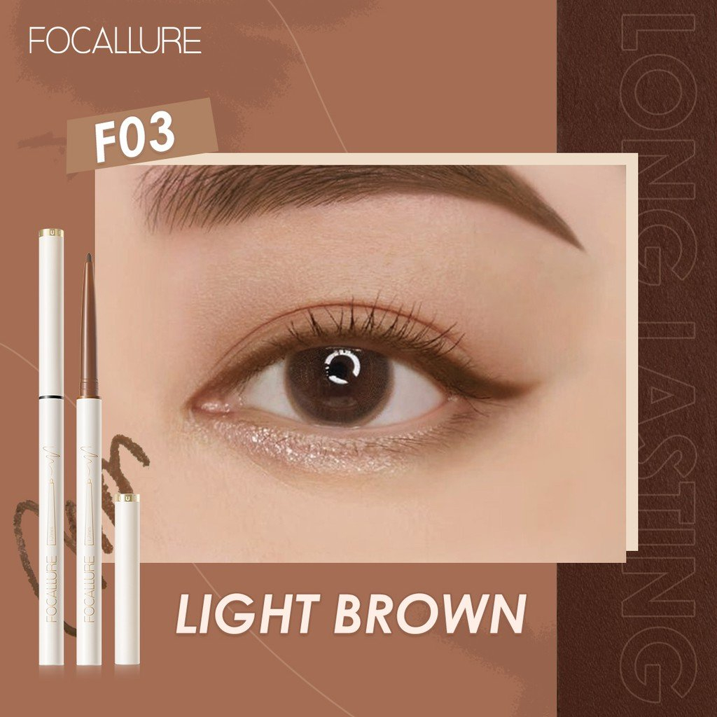 Bút Chì Kẻ Mắt Focallure FA243 Đầu Mảnh 1.7mm Chống Thấm Nước Lâu Trôi 1g