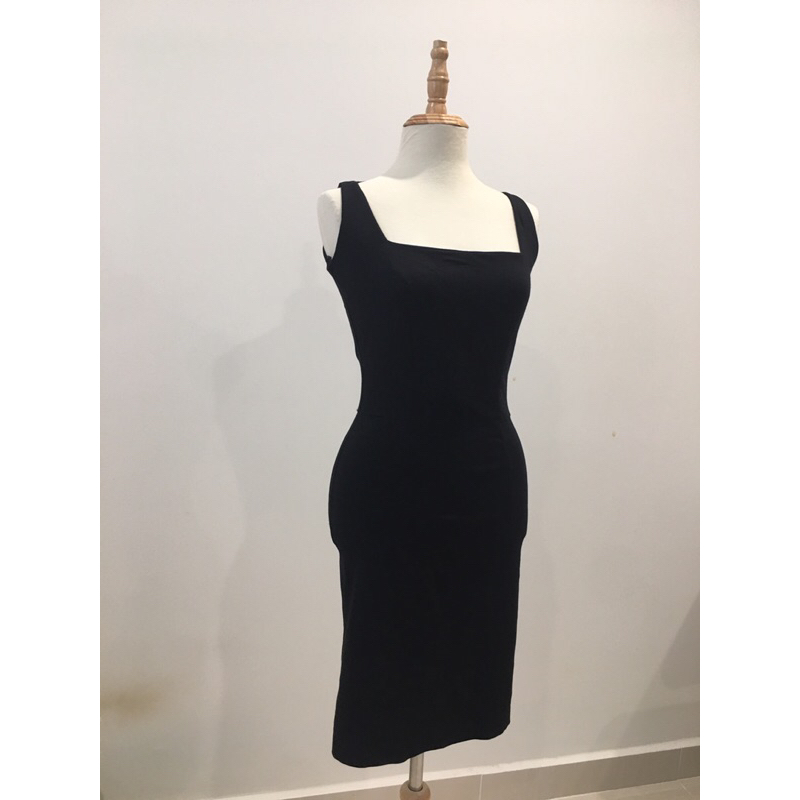 Đầm body cổ vuông vnxk 2nd hand