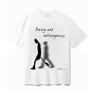 Áo Thun NIYUN Being&Nothingness/ Trắng