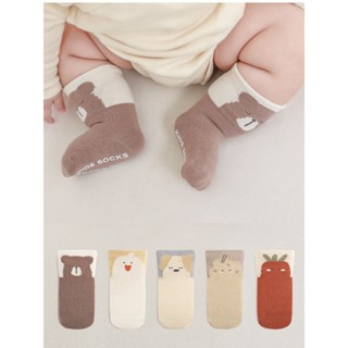 Tất chân cao cổ giữ ấm họa tiết xinh xắn cho bé từ sơ sinh tới 12 tháng