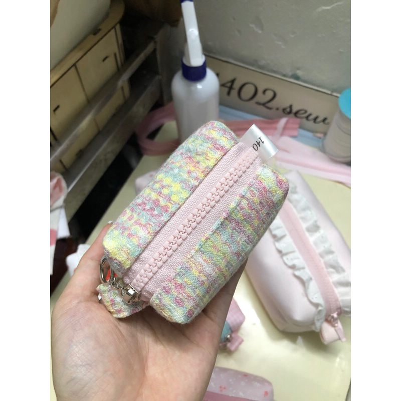MINI POUCH TÚI ĐỰNG ĐỒ CÁ NHÂN MAKEUP MADE BY 1402.Sew