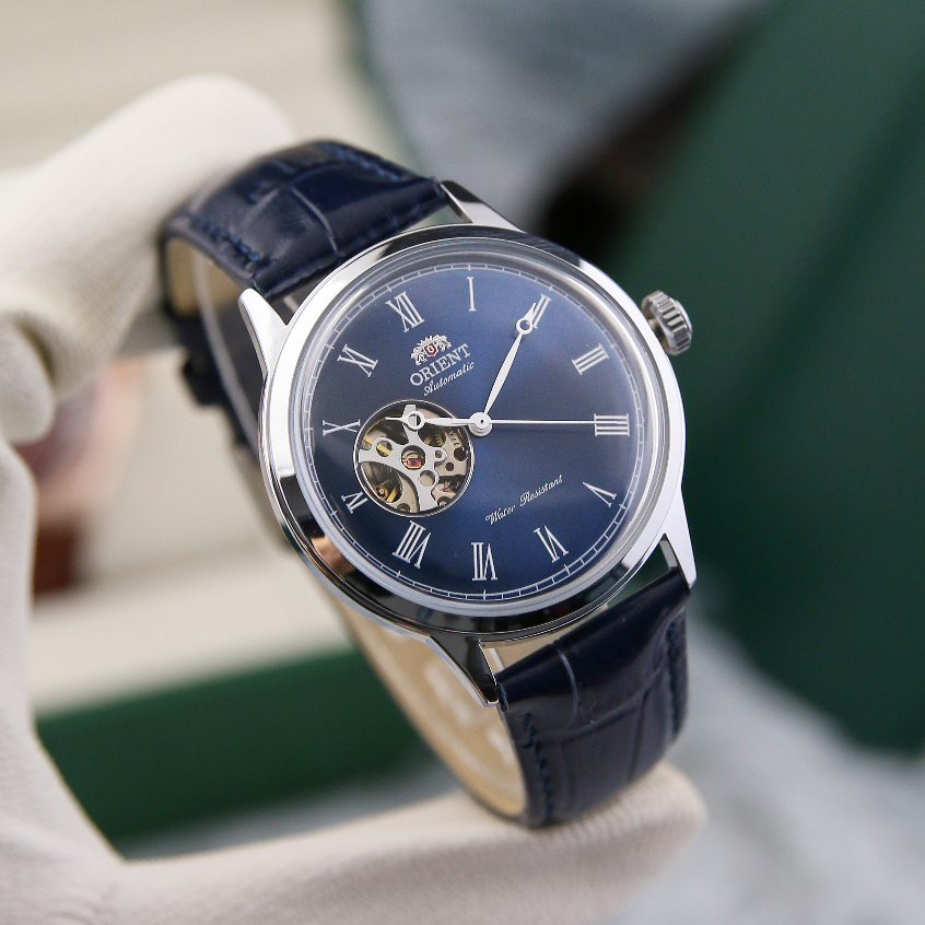 Đồng Hồ Cơ Nam Automatic Lộ Máy Orient N02 Dây Da Số La Mã Cao Cấp Máy Nhật Mới - Kingsman Watch
