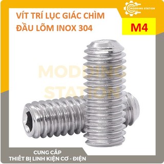 Vít trí lục giác chìm đầu lõm inox 304 size m4x15mm, m4x16mm, m4x18mm, m4x20mm, m4x25mm, m4x30mm, m4x35mm