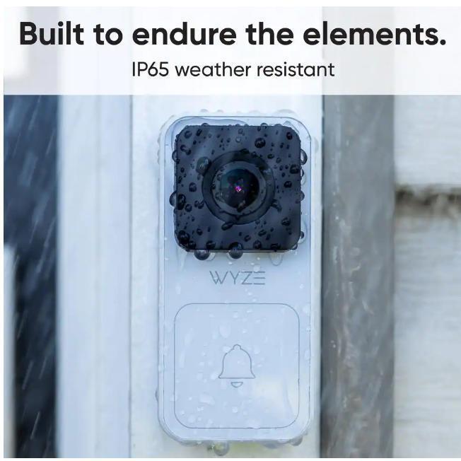 🔥 Camera chuông cửa trong nhà và ngoài trời  Wyze Video Doorbell có Chuông báo Chime đi kèm