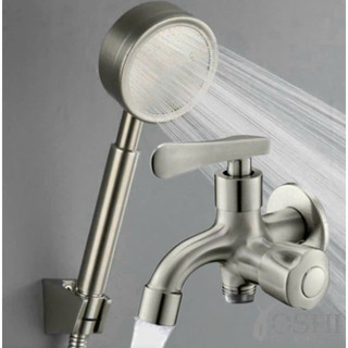Combo vòi củ sen tắm Inox 304 gồm dây sen và vòi sen 304 tăng áp