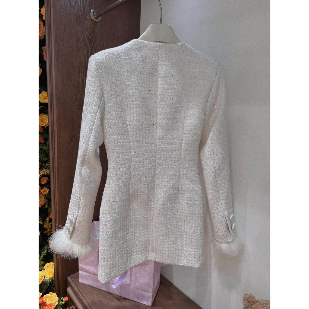 |The Berry Closet| Áo Váy Dạ Tweed Celebrity