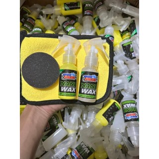 Nano wax dưỡng bóng dàn áo xe máy tặng khăn và mút lau