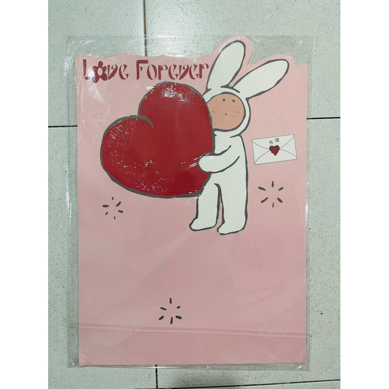 Giấy Gói Hoa Hình Thỏ Dễ Thương