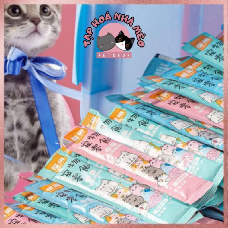 Combo 100 thanh súp thưởng cho mèo