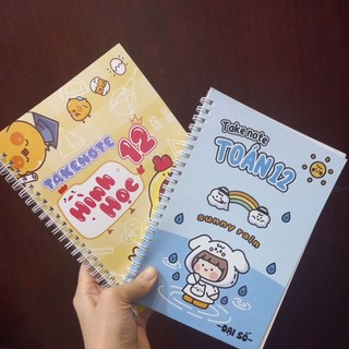 Combo 2 sổ takenote toán 12 - khổ a5