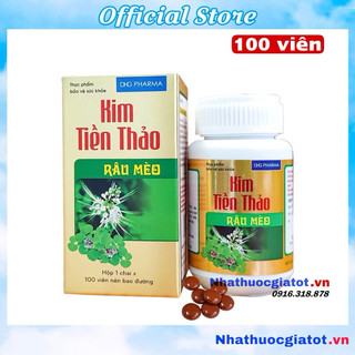 Kim Tiền Thảo Râu Mèo DHG Pharma Hộp 100 Viên