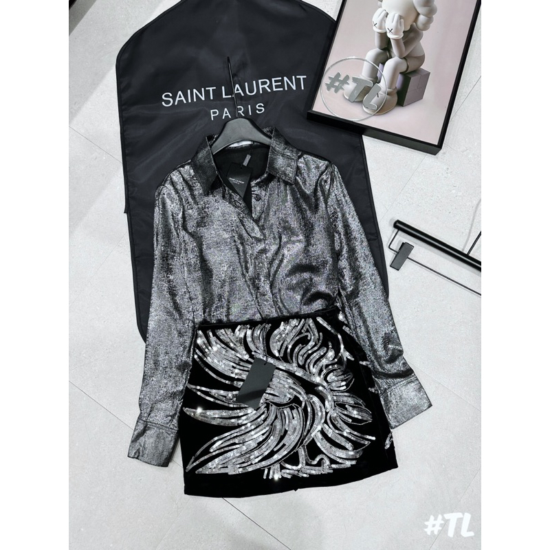 Áo Sơ mi nhũ siu cấp